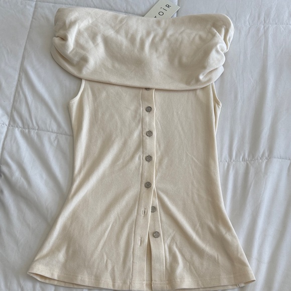 Atoir Cream Off-Shoulder Top - Picture 4 of 6